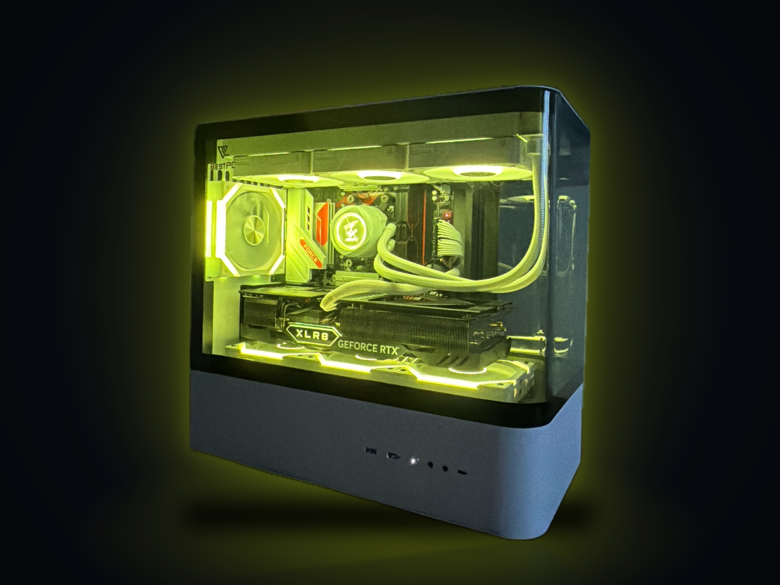 Игровой ПК Ryzen 7 9800X3D, RTX 4070 Ti SUPER 16 ГБ, 32 ГБ DDR5, водянка AORUS, Art M1