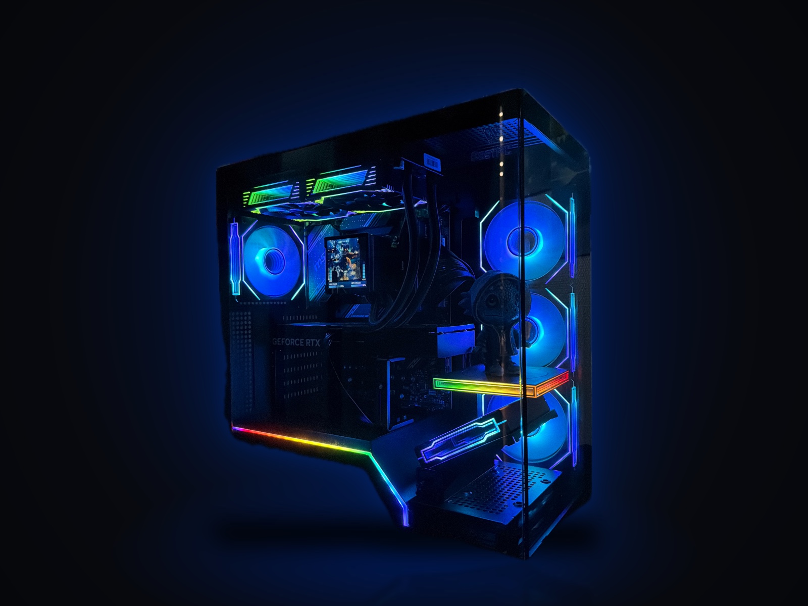 Игровой ПК i7-14700F, RTX 5060 Ti 16 ГБ, 32 ГБ DDR5, SSD 2 ТБ, Crystal Z8G