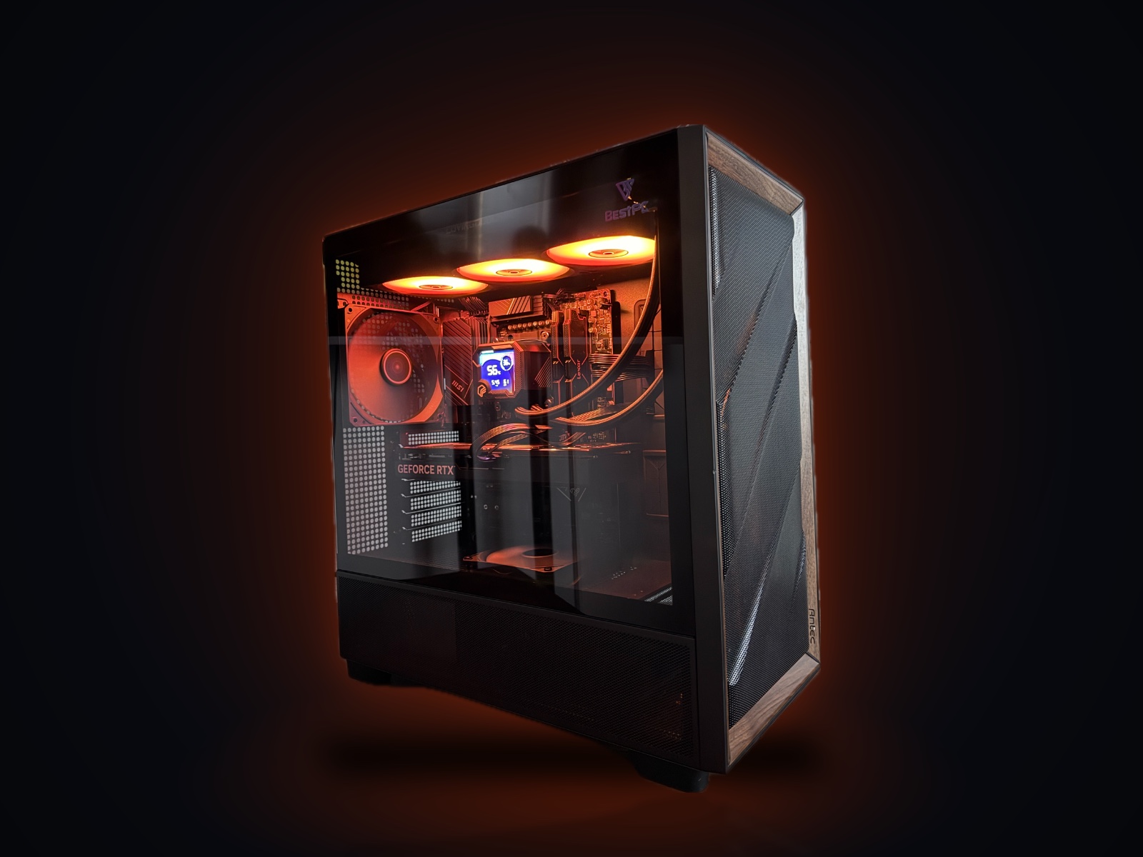 Игровой ПК Ryzen 5 9600X, RTX 5060 Ti 16 ГБ, 32 ГБ DDR5, Antec Flux