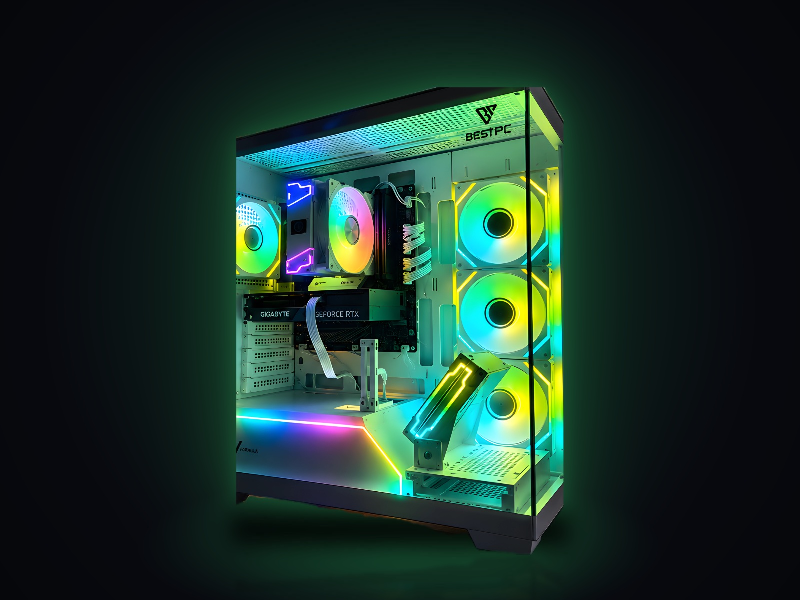 Игровой ПК i5-14400F, RTX 5060 8 ГБ, 16 ГБ DDR4, WJcoolman Dreamer Plus