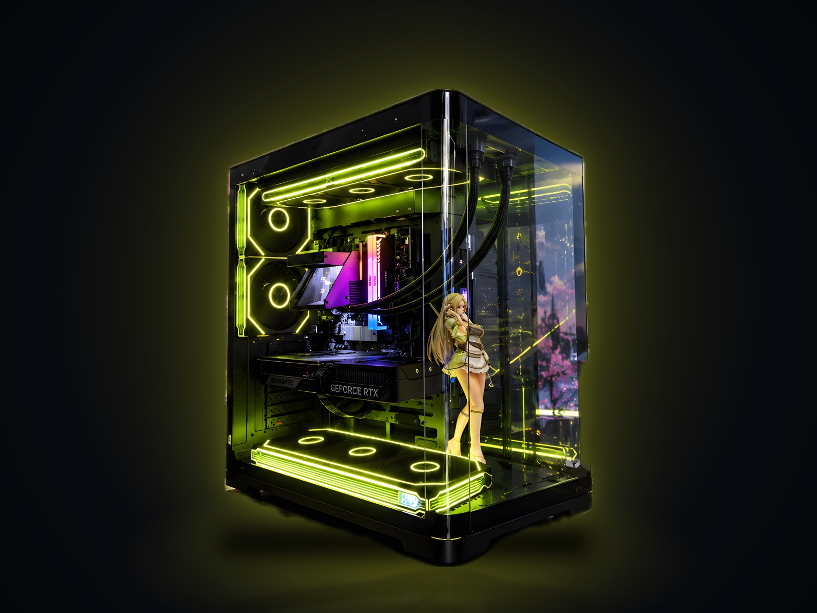 Игровой ПК Ryzen 7 9800X3D, RTX 5070 Ti 16 ГБ, 32 ГБ DDR5, TECOMAS S800