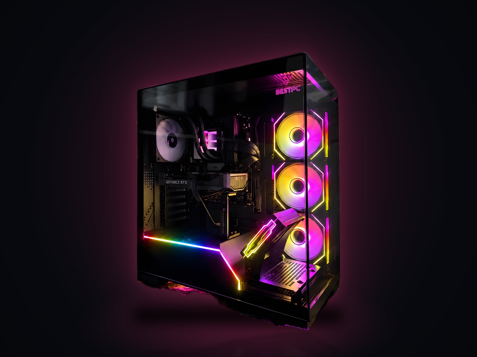 Игровой ПК Ryzen 7 7700, RTX 5070 12 ГБ, 32 ГБ DDR5, Geometric Future