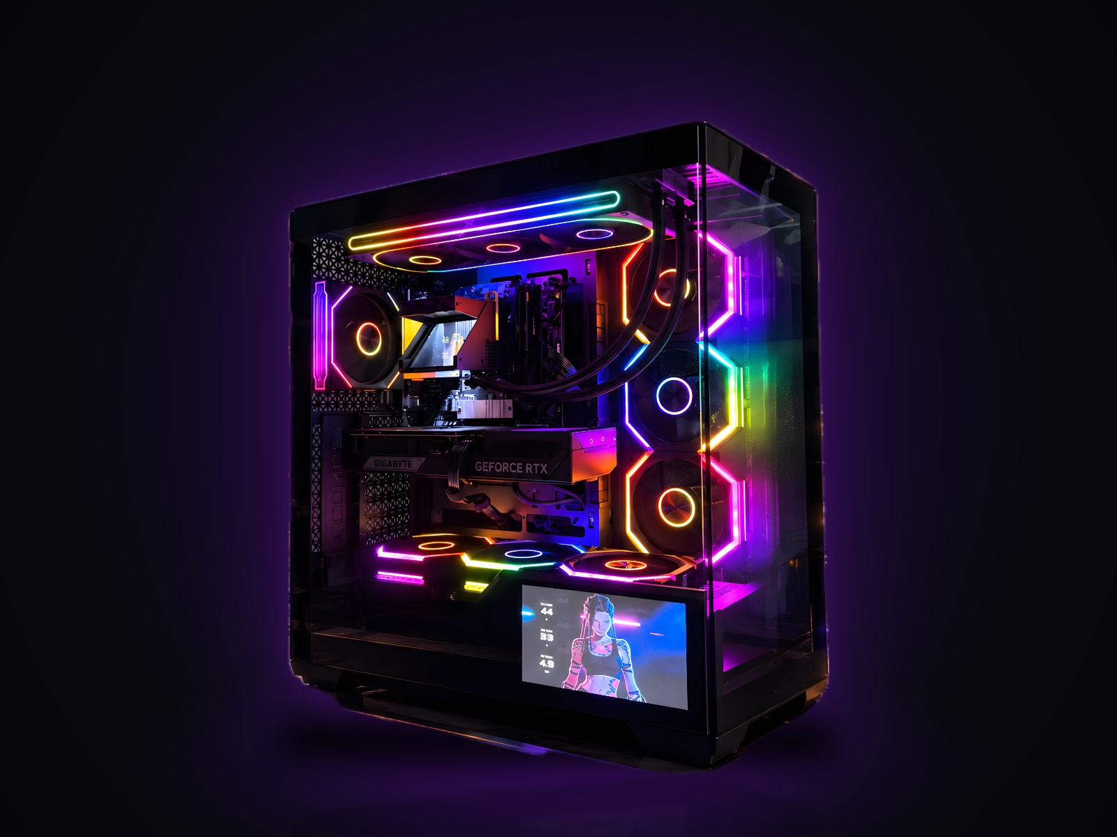 Игровой ПК Ryzen 7 9800X3D, RTX 5070 Ti 16 ГБ, 32 ГБ DDR5, TCOMAS UP6