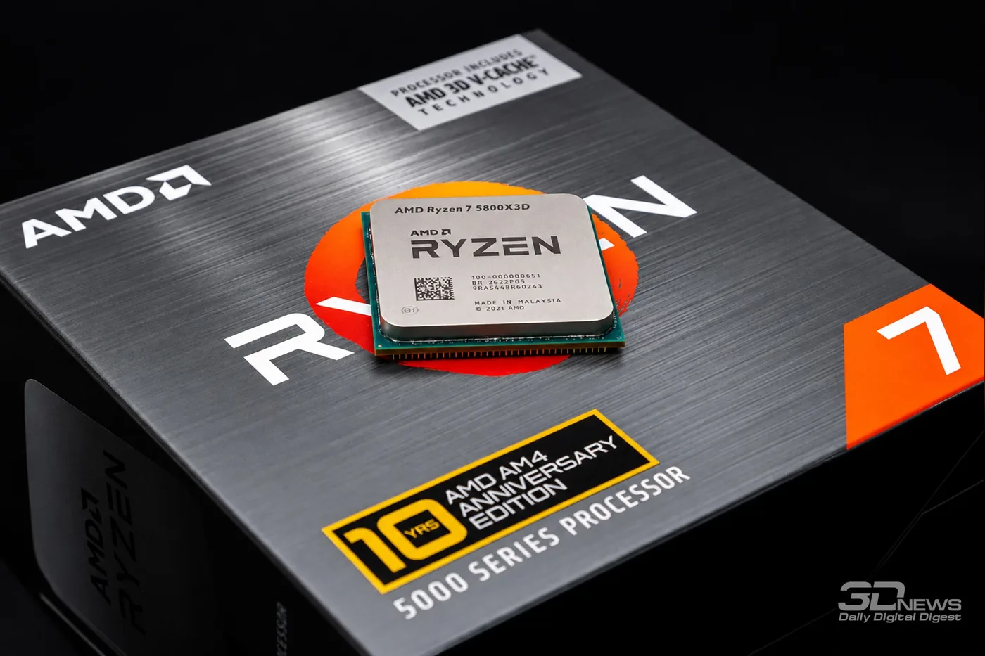 Ryzen 7 5800X3D 10th Anniversary Edition: что изменилось?